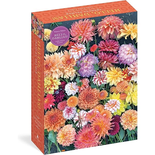 Dahlias 750-Piece Puzzle: Palmer, Frances, Artisan Puzzle